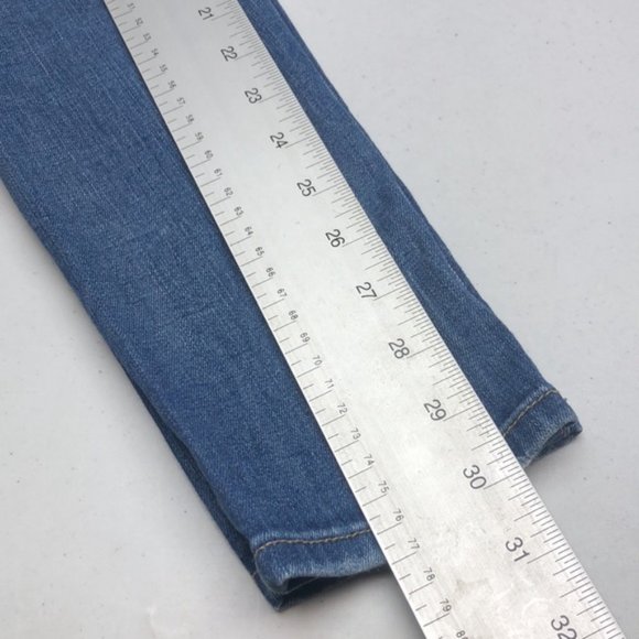 FACTORY DISTRESS FLYING MONKEY SKINNY JEANS 28x30 😎 - Picture 8 of 10